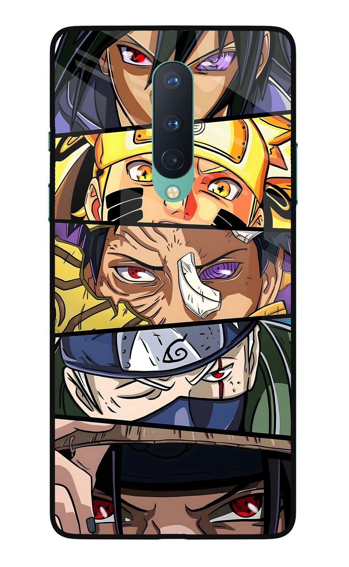 Naruto Character Oneplus 8 Glass Case