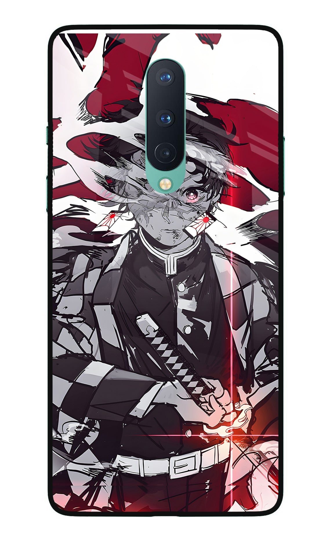 Demon Slayer Oneplus 8 Glass Case