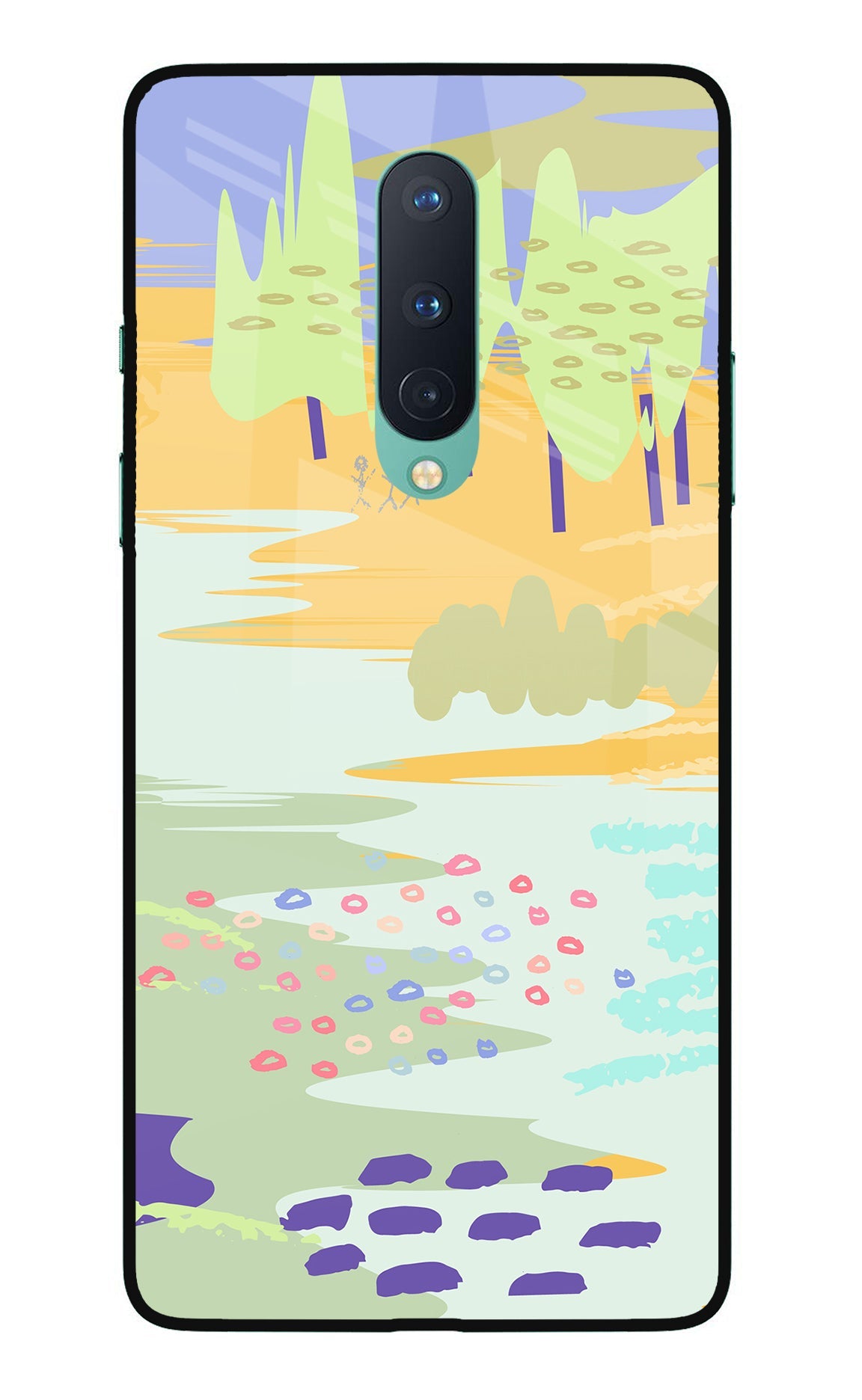 Scenery Oneplus 8 Glass Case