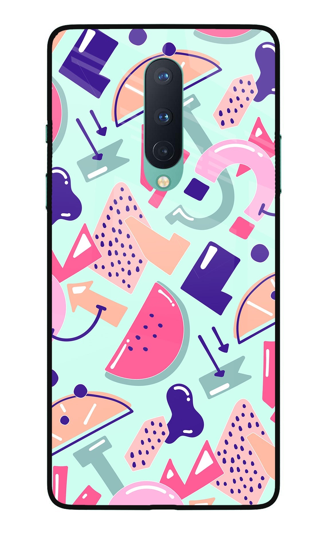 Doodle Pattern Oneplus 8 Back Cover