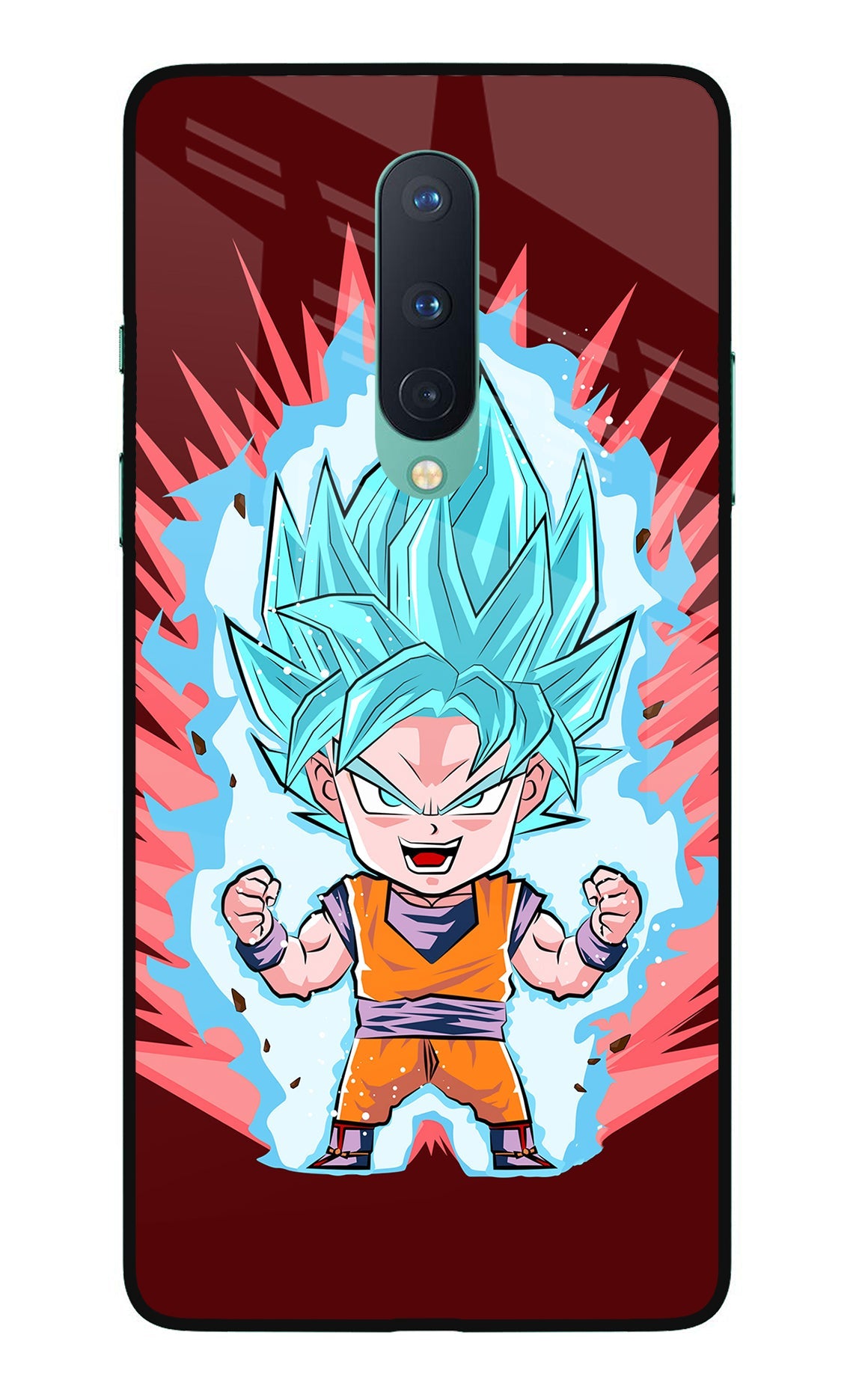 Goku Little Oneplus 8 Glass Case