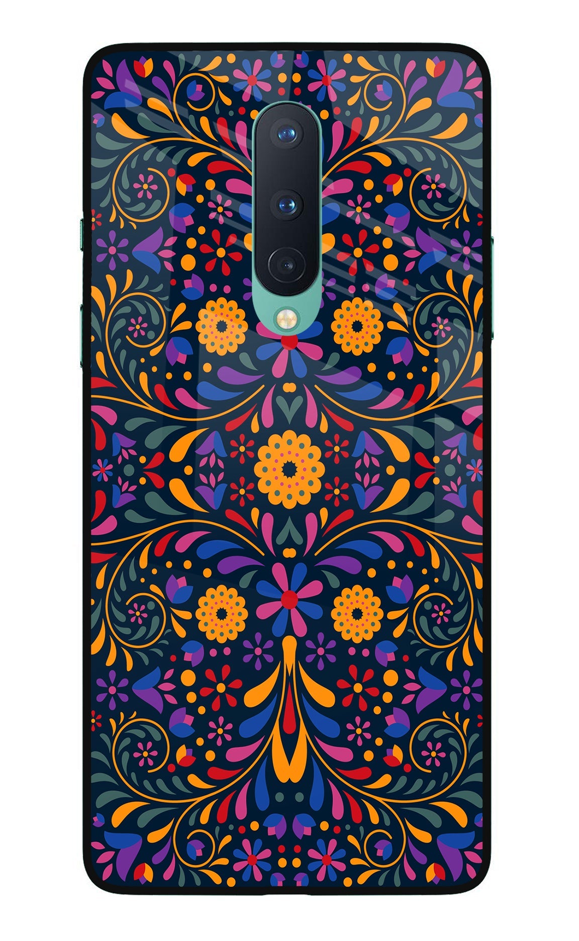 Mexican Art Oneplus 8 Glass Case