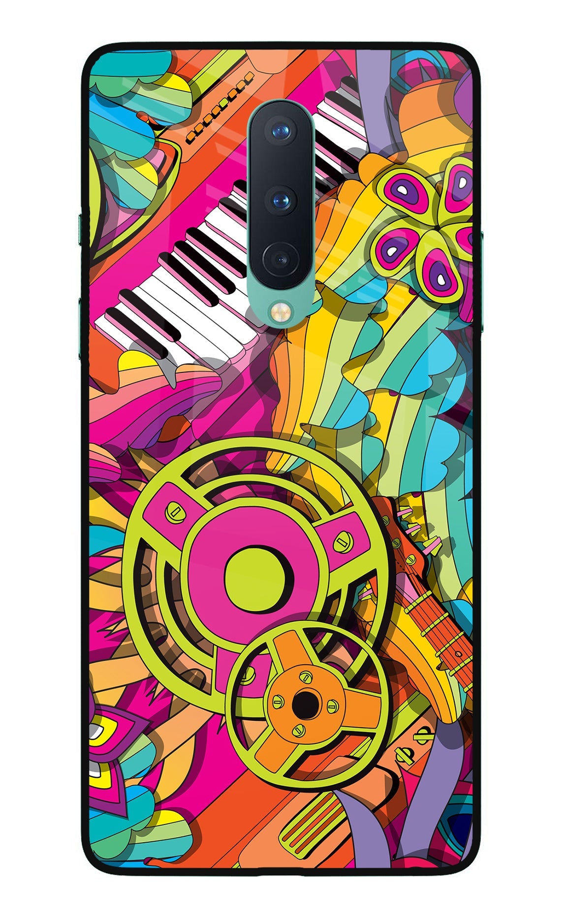 Music Doodle Oneplus 8 Back Cover