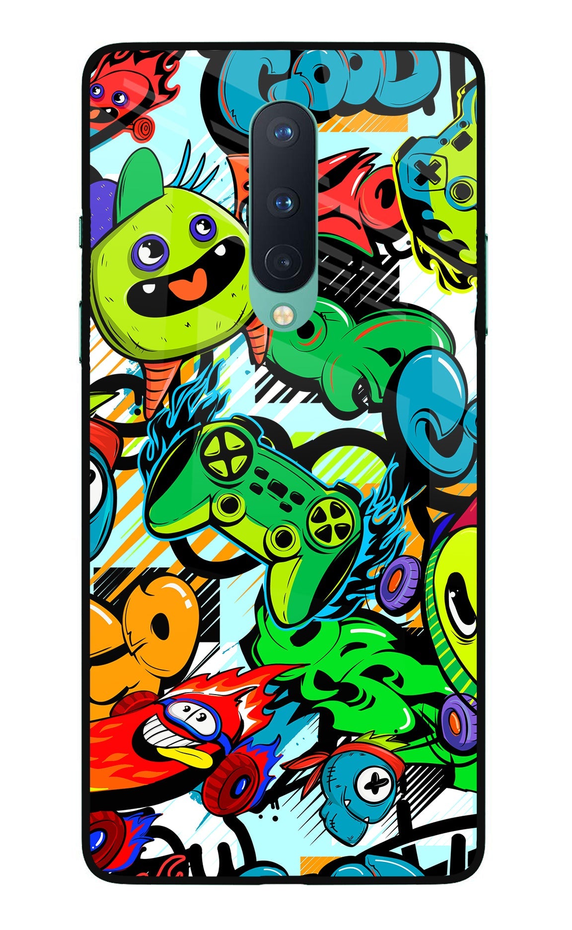 Game Doodle Oneplus 8 Back Cover