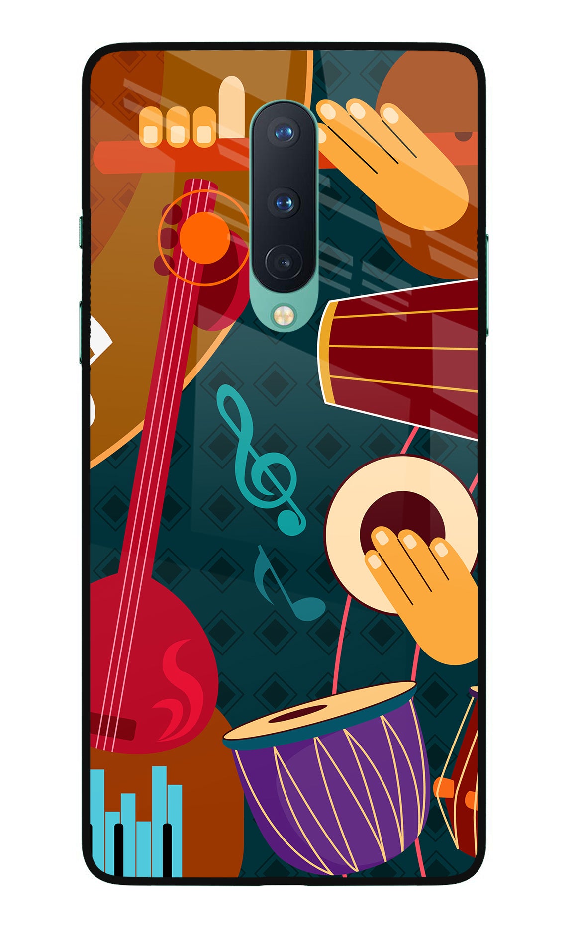 Music Instrument Oneplus 8 Back Cover