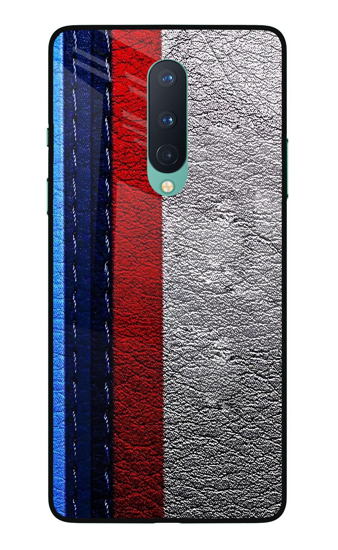 BMW Stripes Oneplus 8 Glass Case