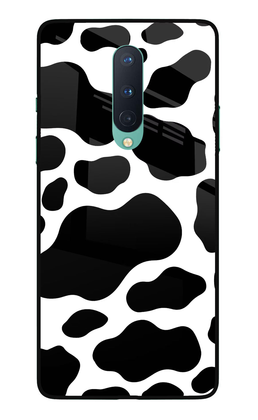 Cow Spots Oneplus 8 Back Cover, Glass case