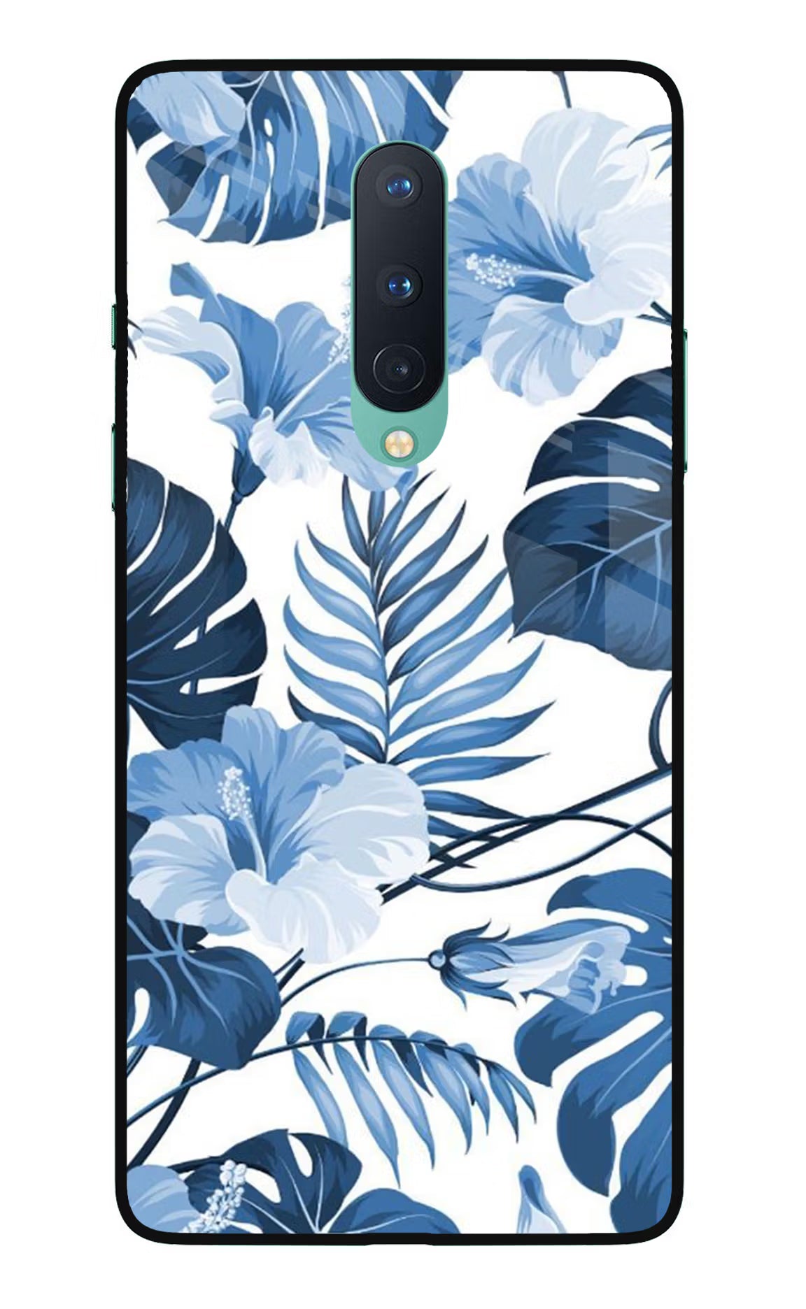 Fabric Art Oneplus 8 Glass Case Back Cover by Casekaro