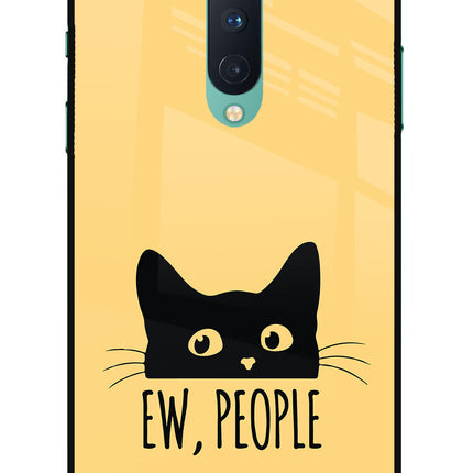 Ew People Catitude Oneplus 8 Glass Case