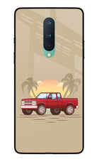 Desert Classic Drive Oneplus 8 Glass Case Back Cover by Casekaro