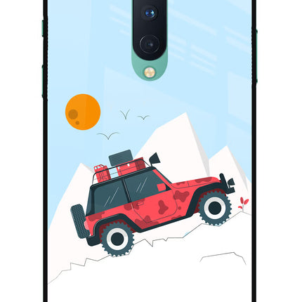 Mountain Trail Beast Oneplus 8 Glass Case