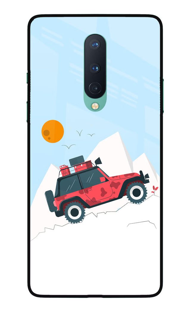 Mountain Trail Beast Oneplus 8 Glass Case