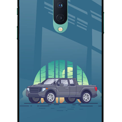 Retro Garage Vibe Oneplus 8 Glass Case