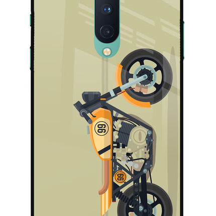 Vertical Speedster Oneplus 8 Glass Case