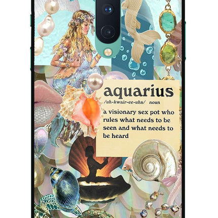 Aquarius Zodiac Oneplus 8 Glass Case