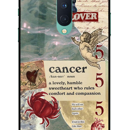 Cancer Zodiac Oneplus 8 Glass Case