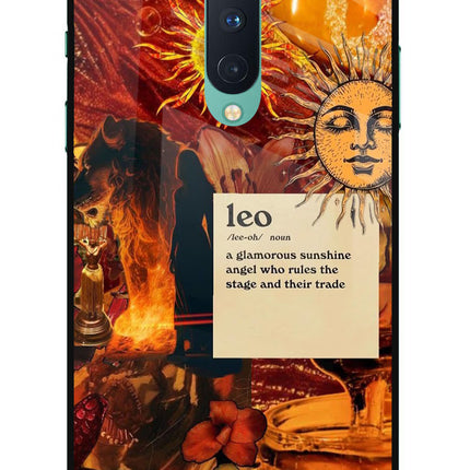Leo Zodiac Oneplus 8 Glass Case