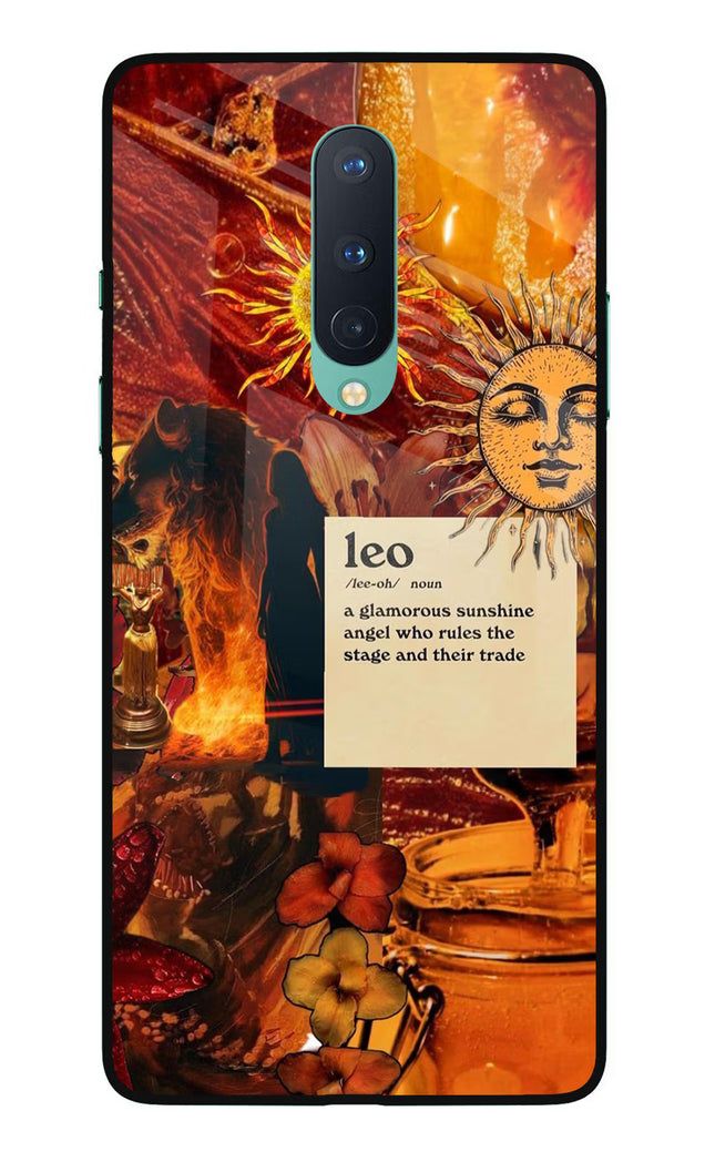 Leo Zodiac Oneplus 8 Glass Case