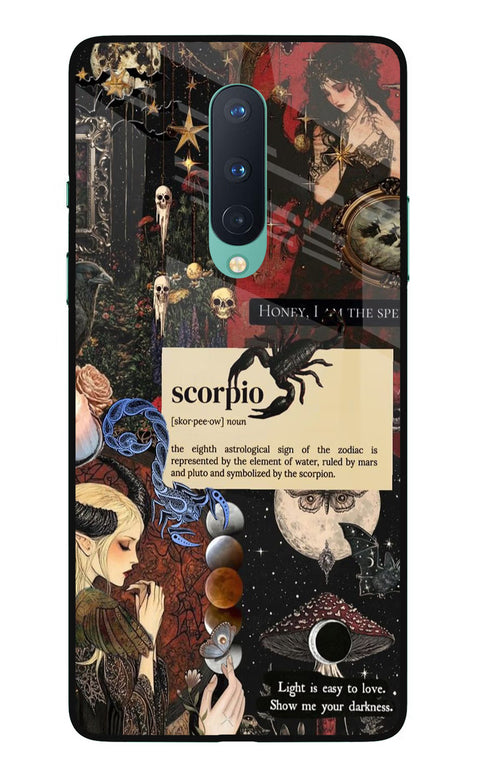 Scorpio Zodiac Oneplus 8 Glass Case