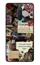 Taurus Zodiac Oneplus 8 Glass Case