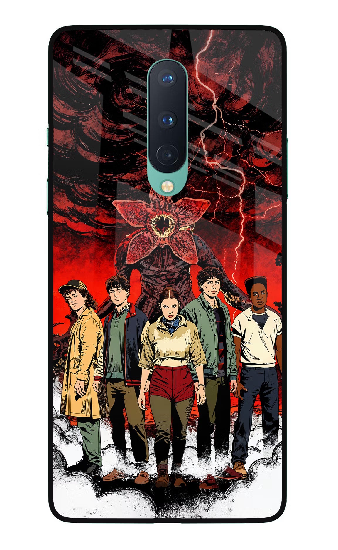 Ordinary Things Characters Oneplus 8 Glass Case Back Cover by Casekaro