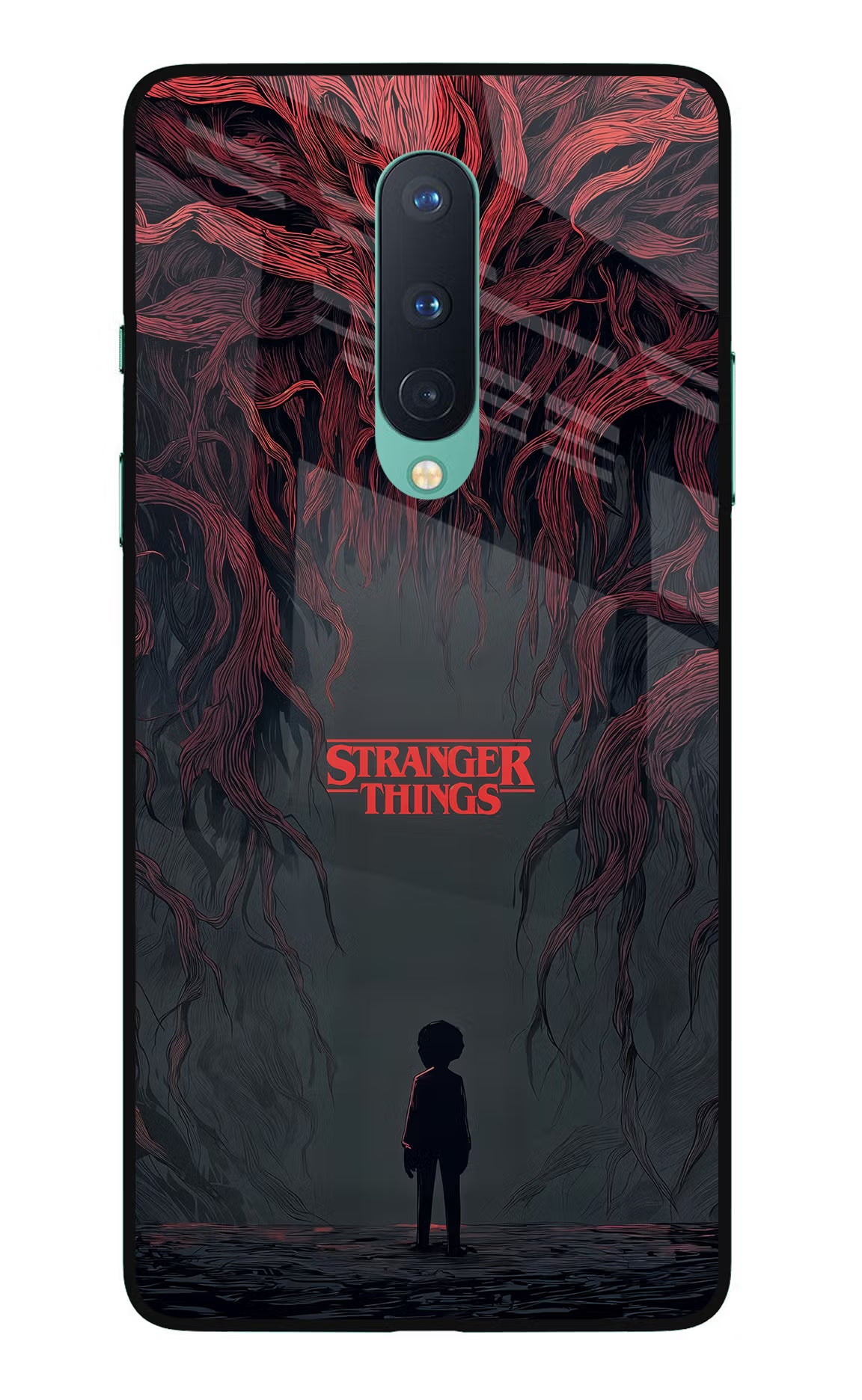 Ordinary Things Dark Side Oneplus 8 Glass Case Back Cover by Casekaro