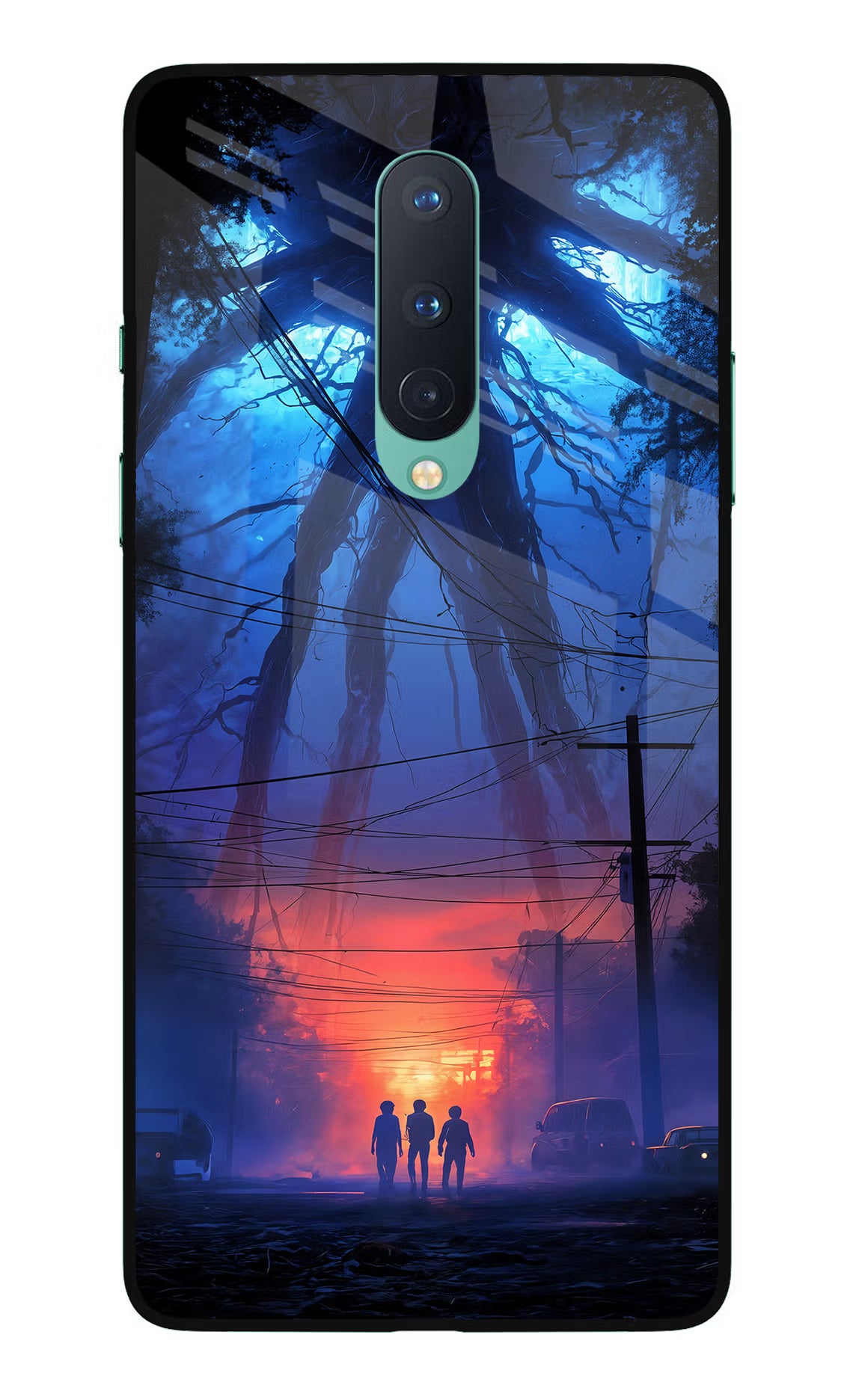Ordinary Things Shadow Oneplus 8 Glass Case Back Cover by Casekaro