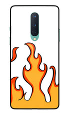 Fired Up – White Oneplus 8 Glass Case