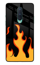 Fired Up – Black Oneplus 8 Glass Case