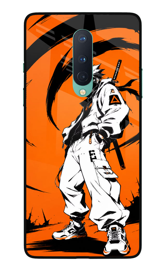 Street Samurai  Oneplus 8 Glass Case
