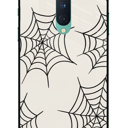 Spider Web Oneplus 8 Glass Case