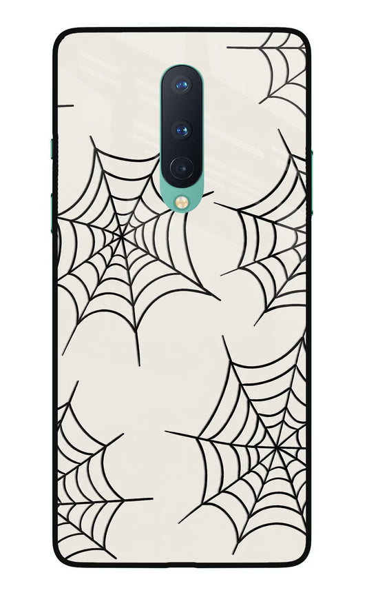 Spider Web Oneplus 8 Glass Case