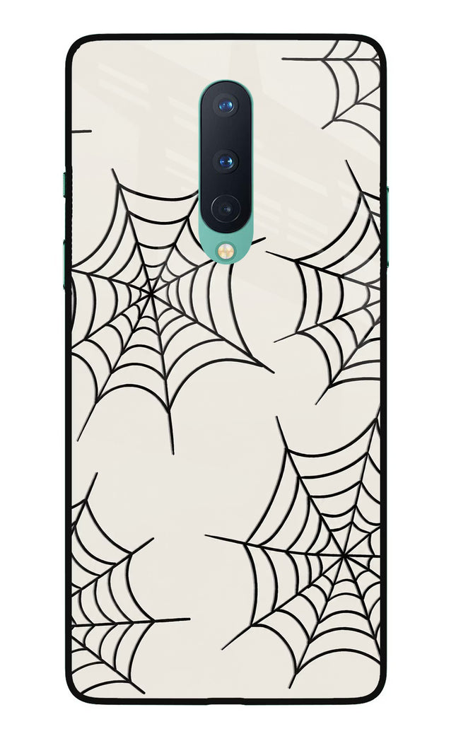 Spider Web Oneplus 8 Glass Case