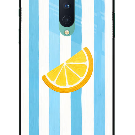 Summer Lemon Oneplus 8 Glass Case