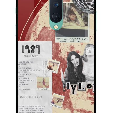 Taylor Swift Oneplus 8 Glass Case