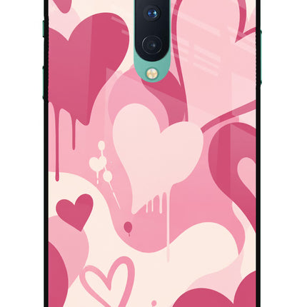 Hearty case Oneplus 8 Glass Case