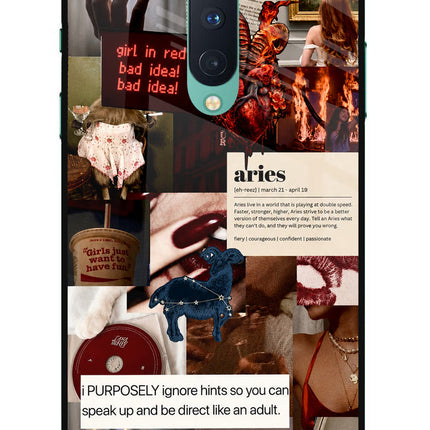 Zodiac Aries Oneplus 8 Glass Case