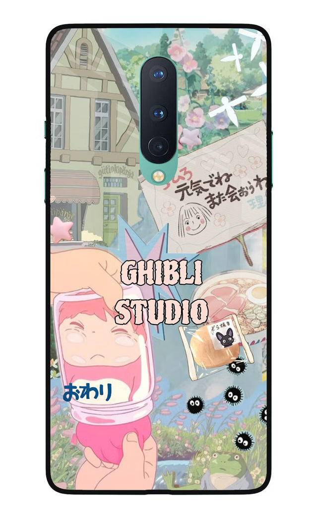 Studio Ghibli Oneplus 8 Glass Case
