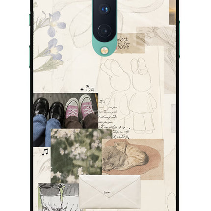 Soft Aesthetic Oneplus 8 Glass Case
