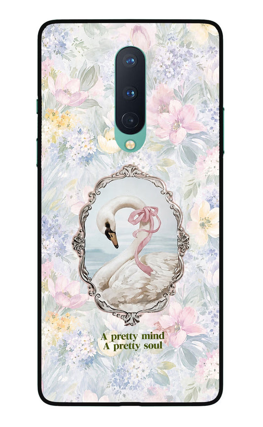 Pretty Mind Pretty Soul Oneplus 8 Glass Case