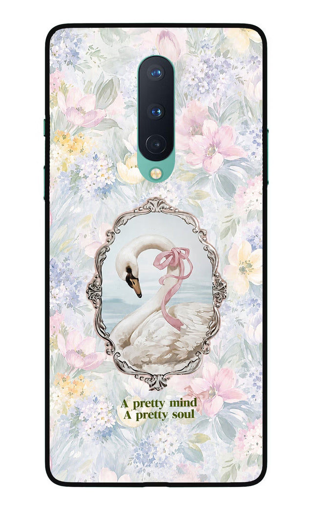 Pretty Mind Pretty Soul Oneplus 8 Glass Case