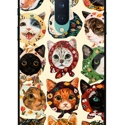 Cool Cat Oneplus 8 Glass Case