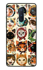 Cool Cat Oneplus 8 Glass Case