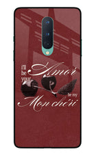 Velvet Cherry Oneplus 8 Glass Case
