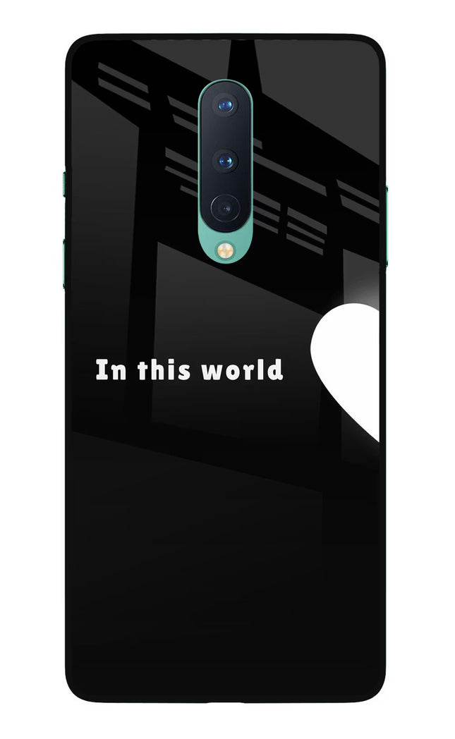 This World Oneplus 8 Glass Case