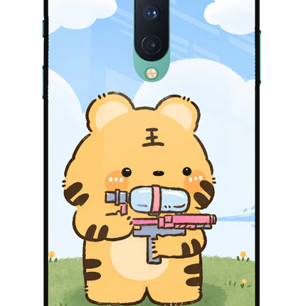 Tiger Treat Oneplus 8 Glass Case