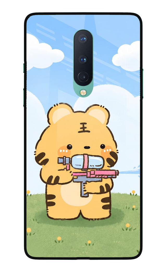 Tiger Treat Oneplus 8 Glass Case