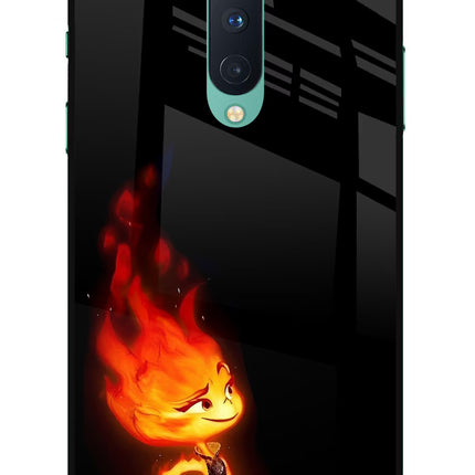 Ember Flame Oneplus 8 Glass Case