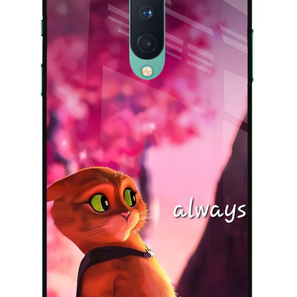 Always Cat Oneplus 8 Glass Case