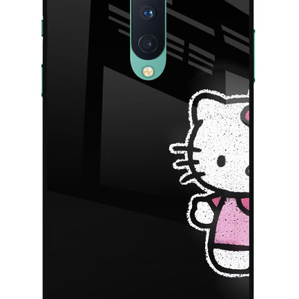Kitty Charm Oneplus 8 Glass Case